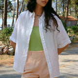 RIDE THE WAVE IVORY SHORT SLEEVE