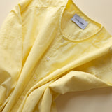 SUNNY ROUND NECK PLEATED