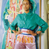 FELLINI EMERALD LINEN