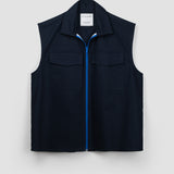 WORK IN PROGRESS: DEEP BLUE VEST